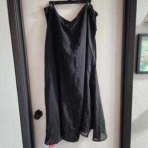 Elegant Black Swim Skirt